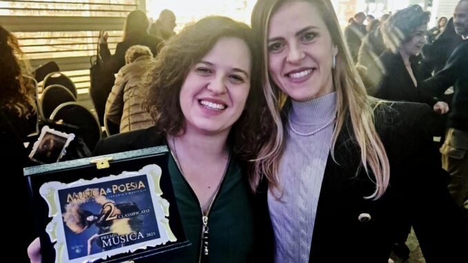 Fiorella e Alice Berria seconde sul podio del festival Musica e Poesia
