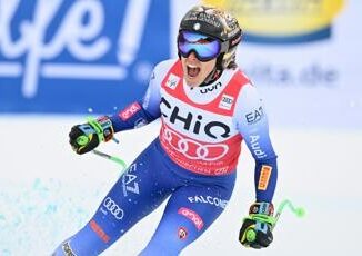 Coppa del mondi di sci super Brignone vince a Garmish Goggia battuta di 1 centesimo