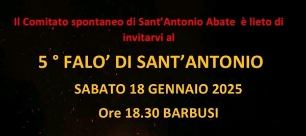 Falò di Sant’Antonio, Barbusi, Sant’Antonio Abate, Carbonia, folklore, tradizioni sarde, eventi culturali