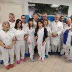 L’équipe del reparto di Ortopedia dell’ospedale di Lanusei