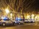 Controlli della Polizia di stato in Piazza del Carmine a Cagliari