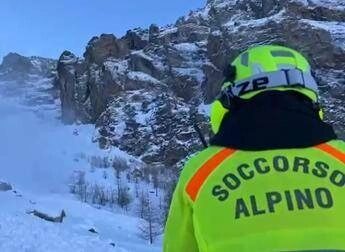 Valanga sulla Marmolada, soccorso sciatore