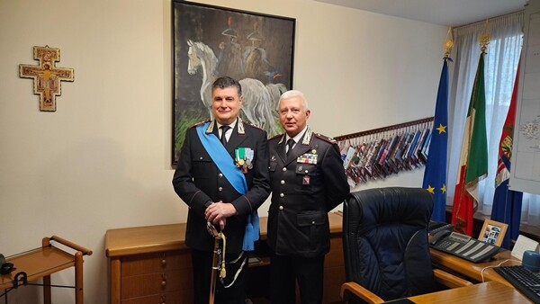 Raffaele Cossu Carabinieri congedo