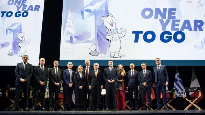 “One Year to go”, tra un anno al via Olimpiadi Milano-Cortina