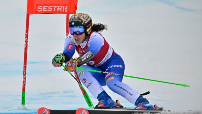 Brignone vittoria bis in gigante a Sestriere, Goggia quarta
