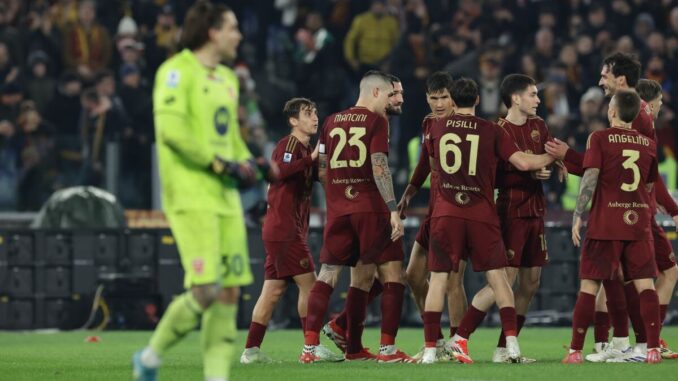 Poker al Monza, la Roma torna in corsa per l’Europa