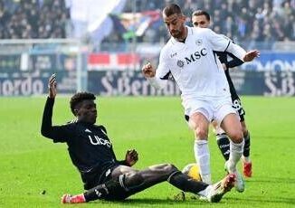 Como Napoli 2 1 Diao stende gli azzurri e Inter sola in vetta