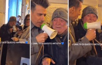 Sanremo 2025 Francesco Gabbani incontra il fan Luciano il video commovente
