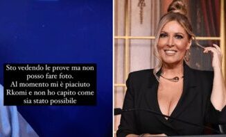 Sanremo 2025 Lucarelli e le prove Rkomi Non so come ma mi e piaciuto