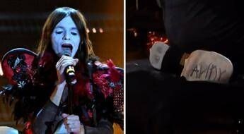 Sanremo 2025 Lucio Corsi e lomaggio a Toy Story cosa significa la scritta Andy