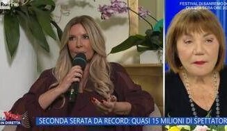 Sanremo 2025 Selvaggia Lucarelli e il fuorionda in tv oggi Sento tutto