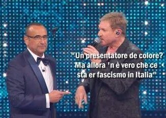 Sanremo in uno scatto la vignetta di Osho Conti e lo stupore di Simon Le Bon