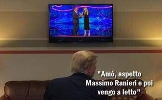 Sanremo in uno scatto la vignetta di Osho per chi tifa Trump