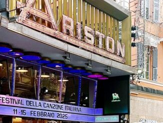Il teatro Ariston a Sanremo