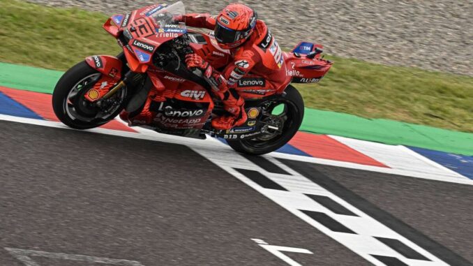 Marc Marquez brilla nel venerdì di Austin, top five tutta Ducati