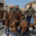 Mauro Casu da Tempio a Oristano per la Sartiglia