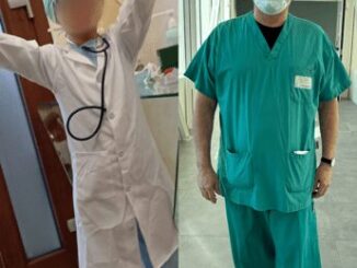 A Carnevale si veste come il medico che lo ha operato al cuore