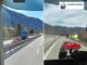 Auto contromano sulla Valsugana camionista mette di traverso il suo tir e la blocca