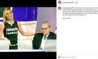 Bruno Pizzul il ricordo di Simona Ventura Con te il calcio piu bello ed emozionante