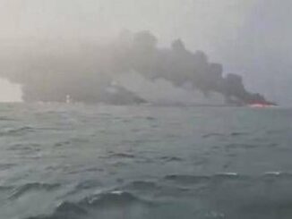 Collisione tra petroliera Usa e cargo nel Mare del Nord incendio e rischio disastro