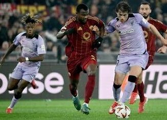 Europa League Roma Athletic Bilbao 2 1 decide Shomurodov al 93