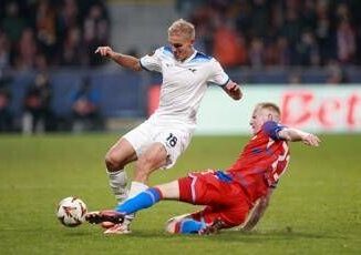 Europa League Viktoria Plzen Lazio 1 2 gol di Isaksen nel recupero
