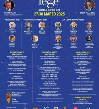 FEGE 2025: Sauro Pellerucci porta a Terni il Festival di Editoria e Giornalismo Emergente