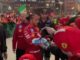 Ferrari festa rossa a Milano. Hamilton Io e Leclerc lotteremo per il Mondiale