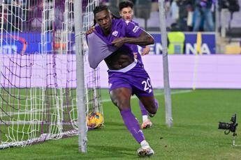 Fiorentina-Atalanta 1-0, decide Kean. I viola agganciano la Lazio