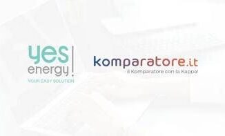 Komparatore.it e YES Energy insieme con le offerte esclusive Yes Zero Luce e Yes Zero Gas
