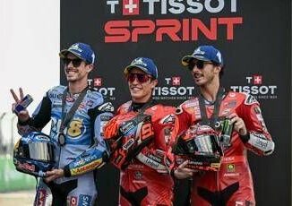 MotoGp Thailandia Marquez domina la Sprint Race terzo Bagnaia