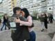 Papa Francesco Daiana Guspero con i suoi ballerini al Gemelli per un tango di preghiera