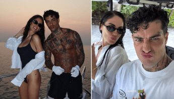 Tony Effe, la fuga romantica con Giulia De Lellis alle Maldive: il selfie di coppia