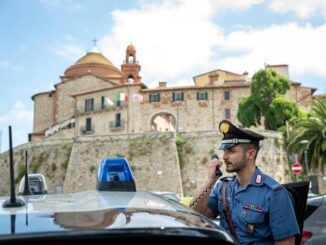 carabinieri durante i controlli