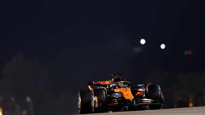 Piastri in pole in Bahrain davanti a Russell, terzo Leclerc