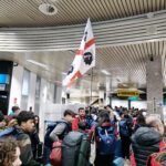 I giovani in partenza per Roma