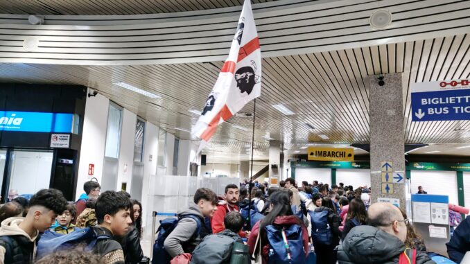 I giovani in partenza per Roma