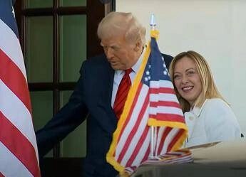 Dazi, Meloni alla Casa Bianca. Trump: “Gran persona”