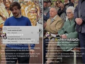 La piu nazista di tutte odio social contro Segre dopo cerimonia 25 aprile a Pesaro