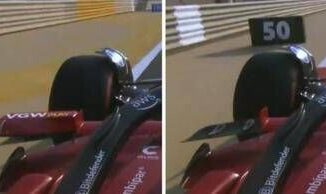 Leclerc che succede Si stacca lo specchietto della Ferrari nelle libere Video