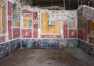 Pompei nella casa di Elle e Frisso i segni della furia del Vesuvio