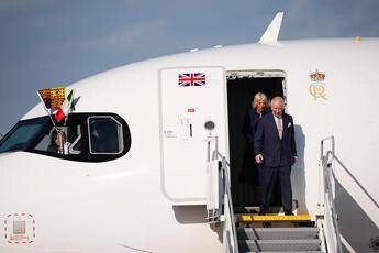 Re Carlo e la regina Camilla sono arrivati in Italia