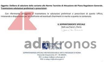 Roma soprintendenza boccia delibere Assemblea Capitolina su norme piano regolatore generale