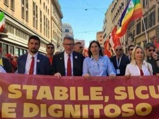 1 maggio Schlein in piazza con la Cgil Andiamo a votare 5 si ai referendum