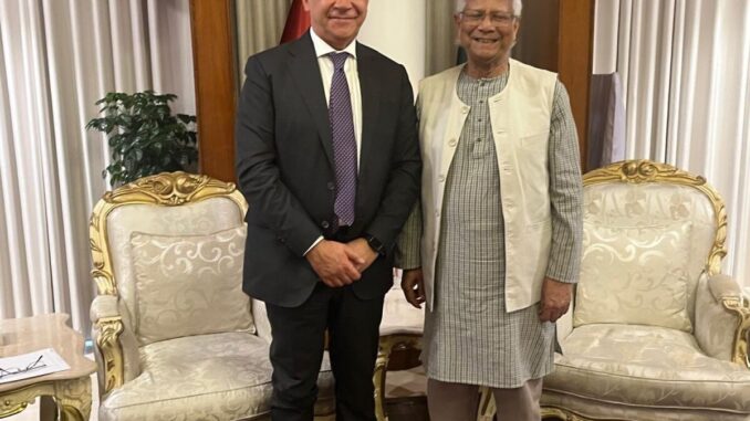Bangladesh, Piantedosi incontra Yunus “Convergenza su temi migratori”