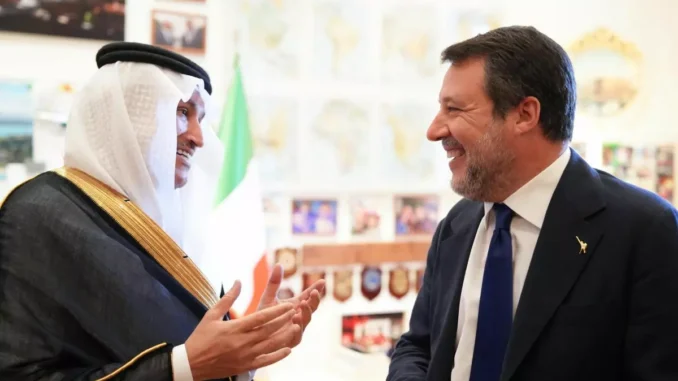 Infrastrutture, tra Italia e Arabia Saudita dossier di interesse comune