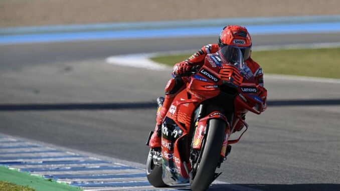 Marc Marquez primo nella practice di MotoGp a Le Mans