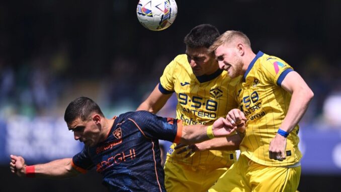 In parità lo scontro salvezza tra Verona e Lecce