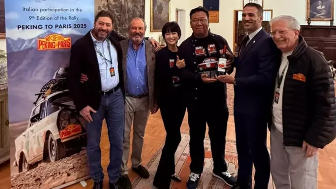 S.Marino verso Pechino-Parigi in 500, tappa ad Ambasciata Italia in Cina