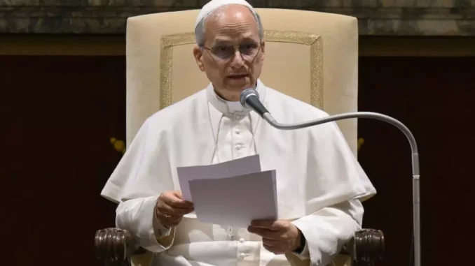 Papa Leone XIV “Basta strumenti di morte, per la pace praticare la giustizia”